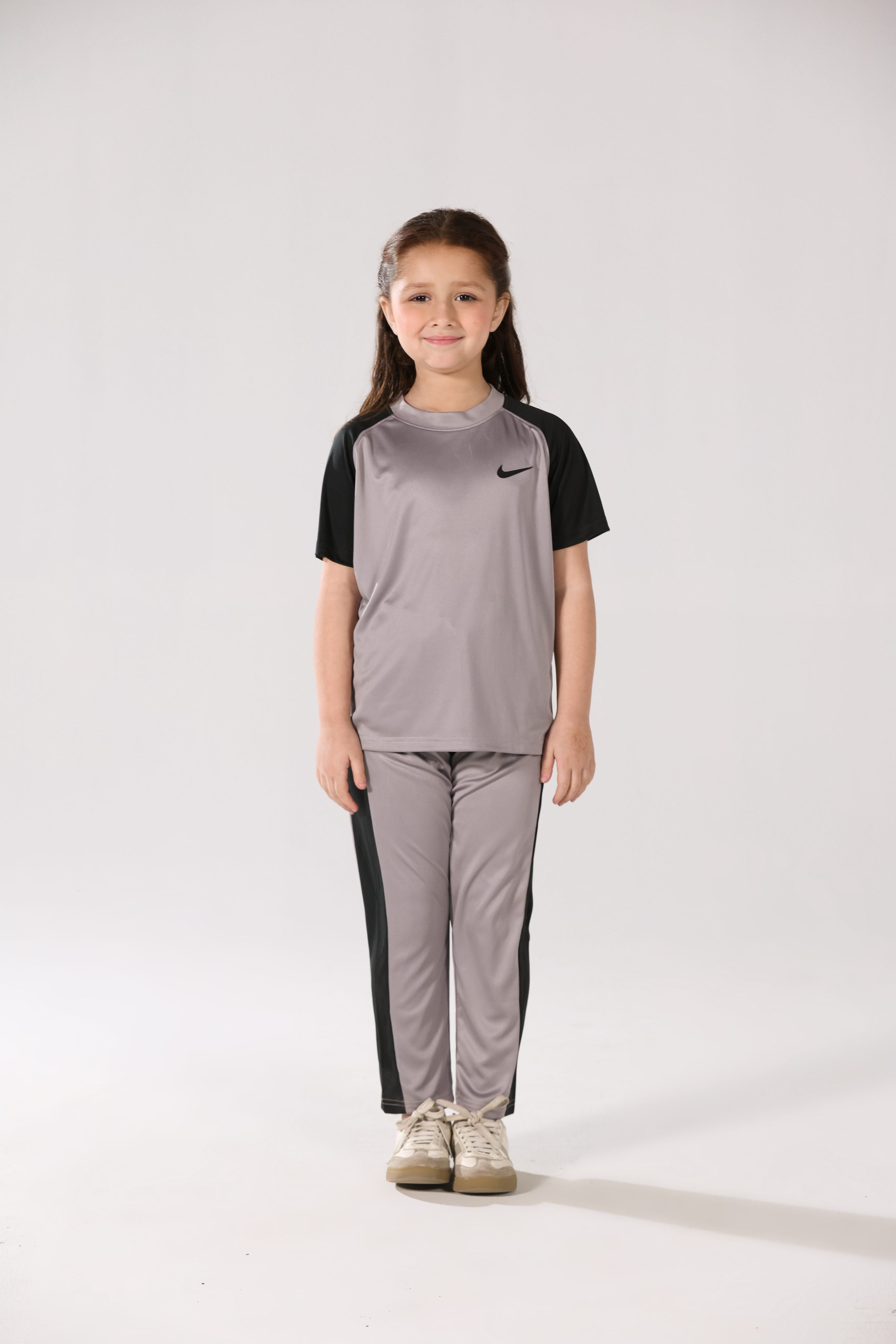 Junior Hustle Fit – Grey/Black